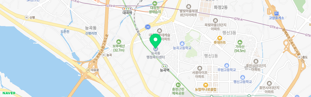 고양 능곡 네이버 지도