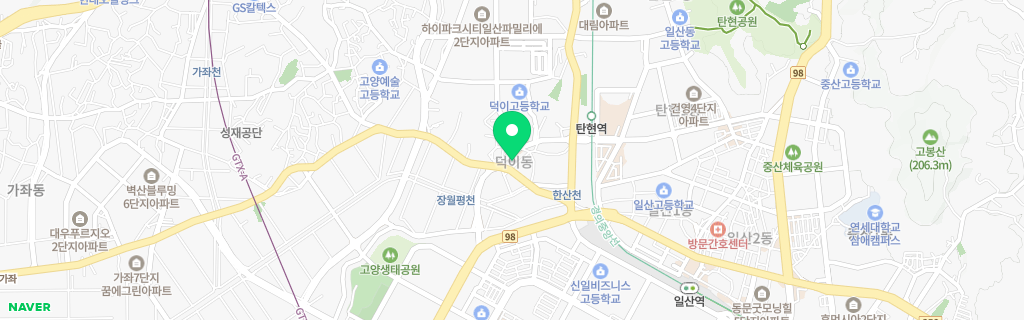 고양 덕이 네이버 지도