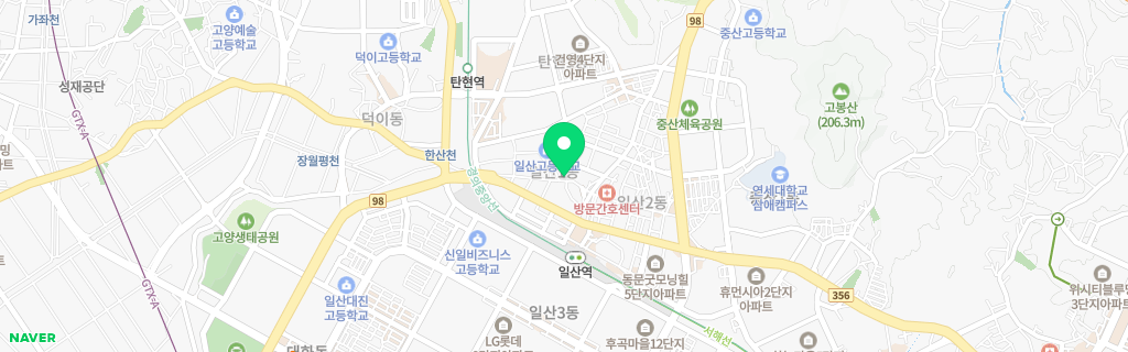 고양 일산 네이버 지도