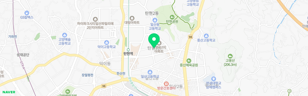 고양 탄현 네이버 지도