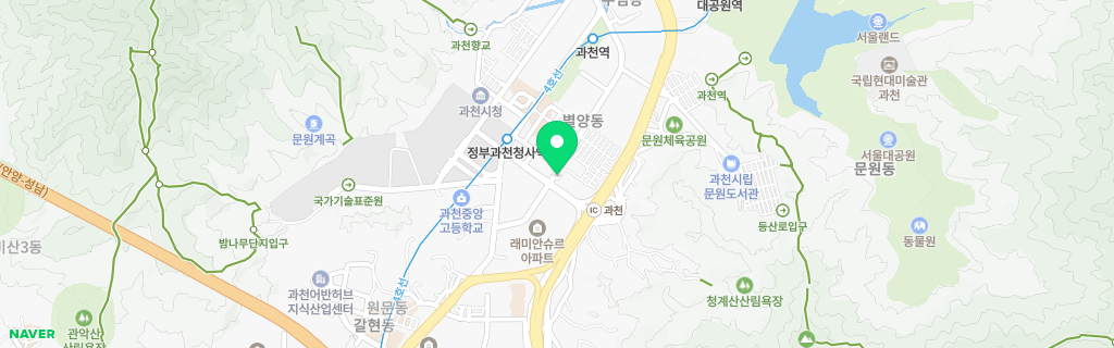 과천 별양 네이버 지도