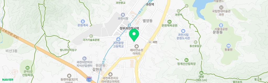 과천 원문 네이버 지도