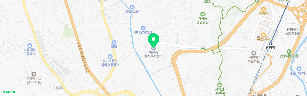 광명 학온 네이버 지도