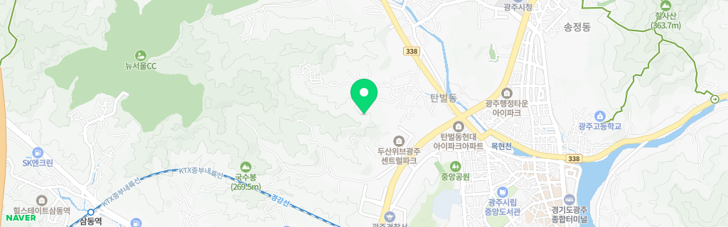광주 탄벌 네이버 지도