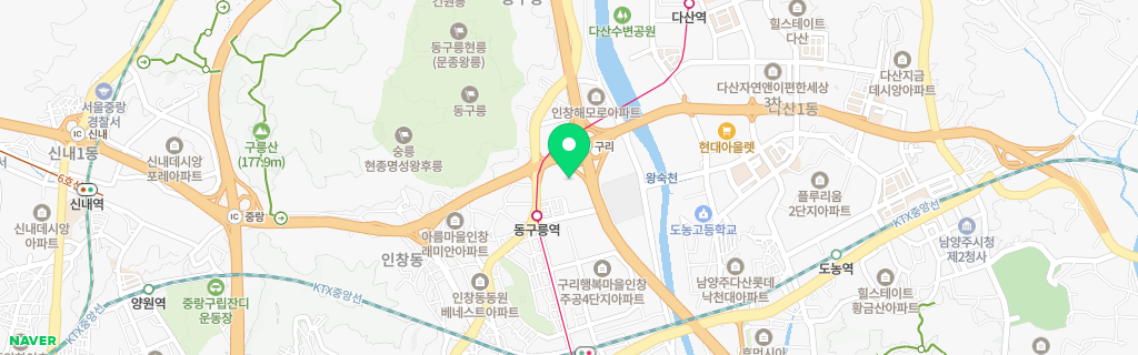 구리 동구 네이버 지도