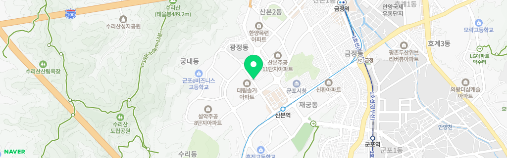 군포 광정 네이버 지도