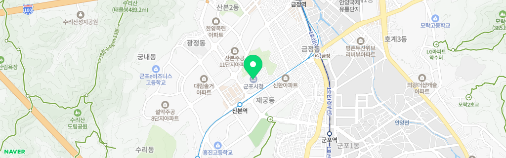 군포 군포 네이버 지도