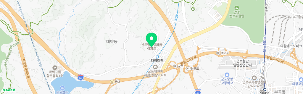 군포 대야 네이버 지도