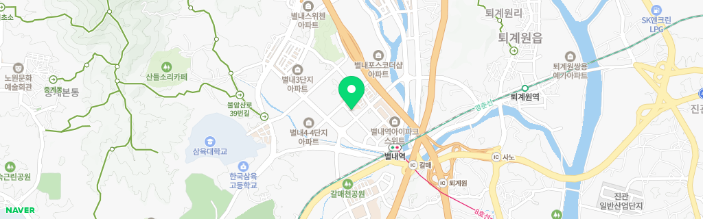 남양주 별내 네이버 지도
