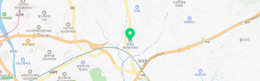 남양주 양정 네이버 지도
