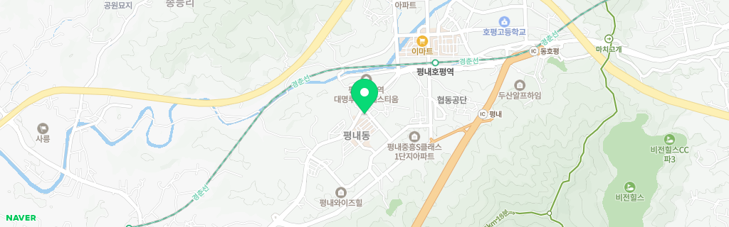 남양주 평내 네이버 지도