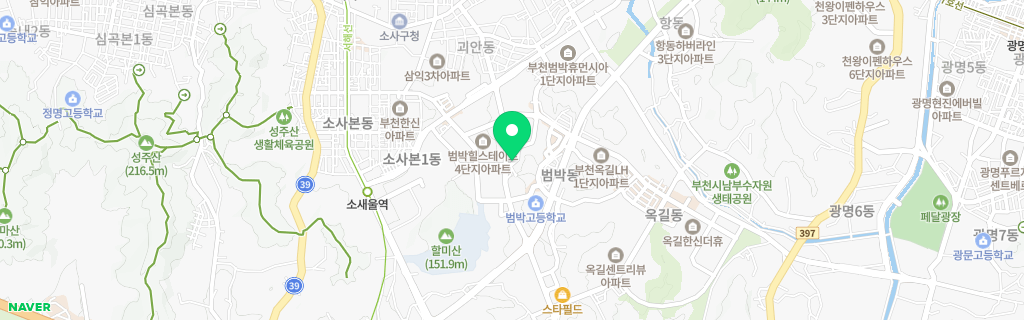 부천 범박 네이버 지도