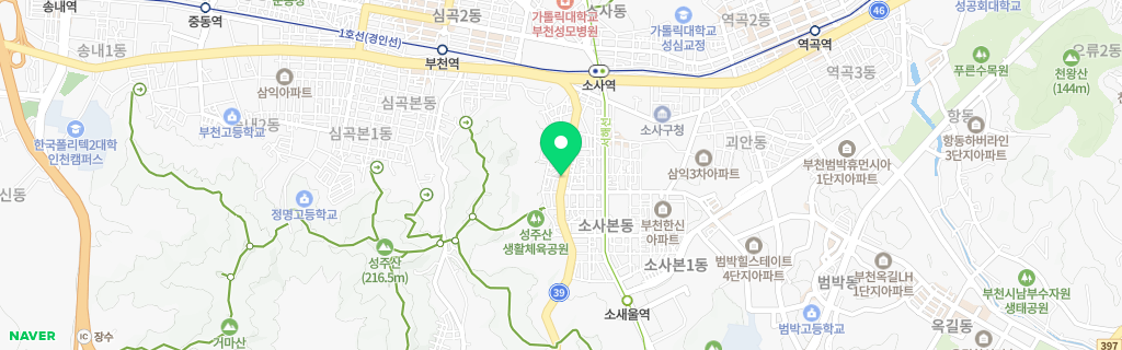 부천 소사본 네이버 지도