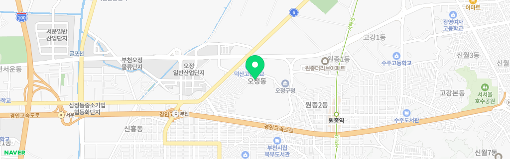 부천 오정 네이버 지도