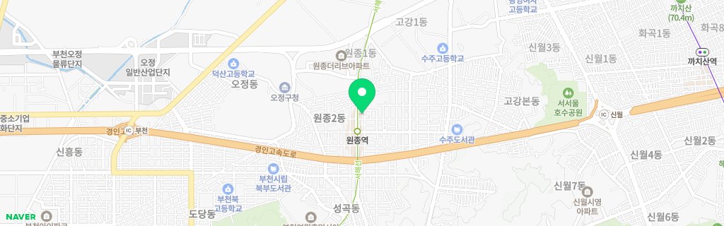부천 원종 네이버 지도