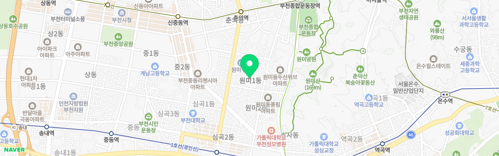 부천 원미 네이버 지도