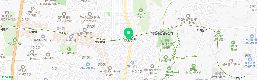 부천 춘의 네이버 지도