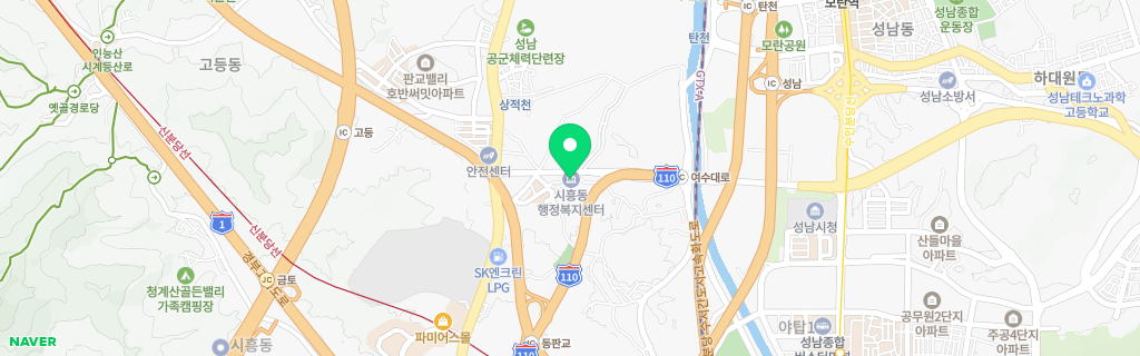 성남 시흥 네이버 지도