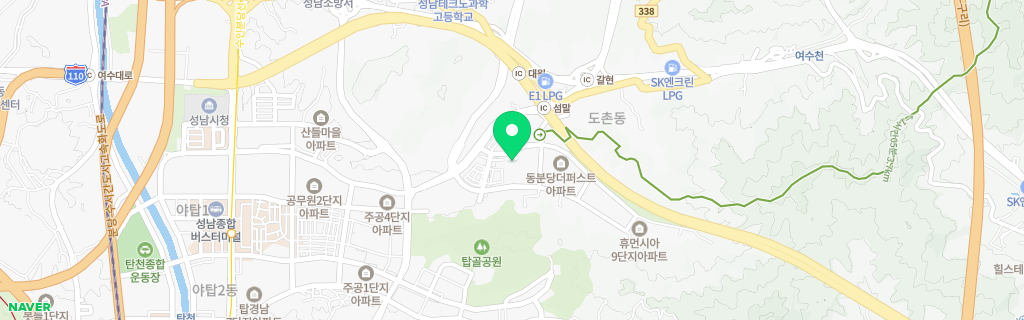 성남 도촌 네이버 지도