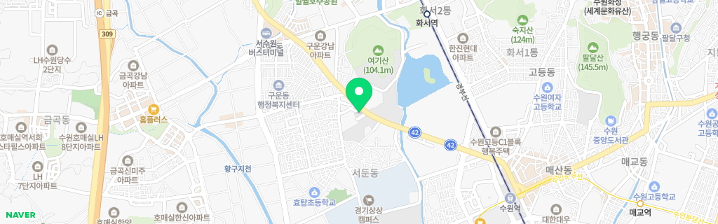 수원 서둔 네이버 지도