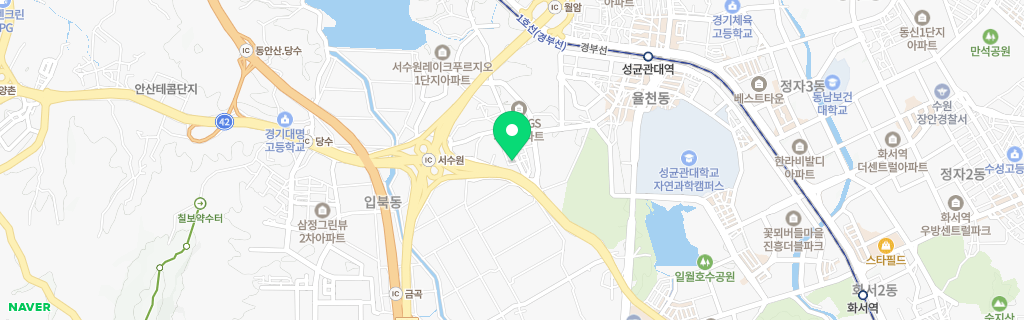 수원 입북 네이버 지도