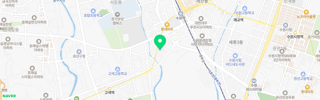수원 평동 네이버 지도
