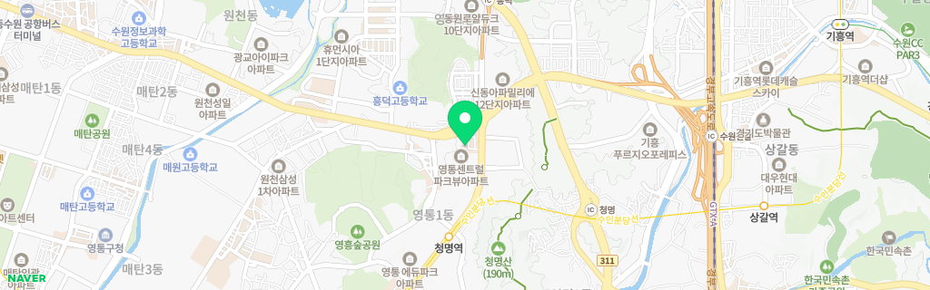 수원 영통 네이버 지도