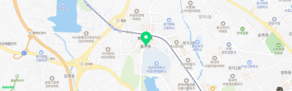 수원 율천 네이버 지도