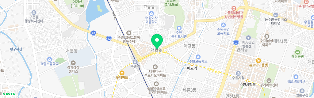 수원 매산 네이버 지도