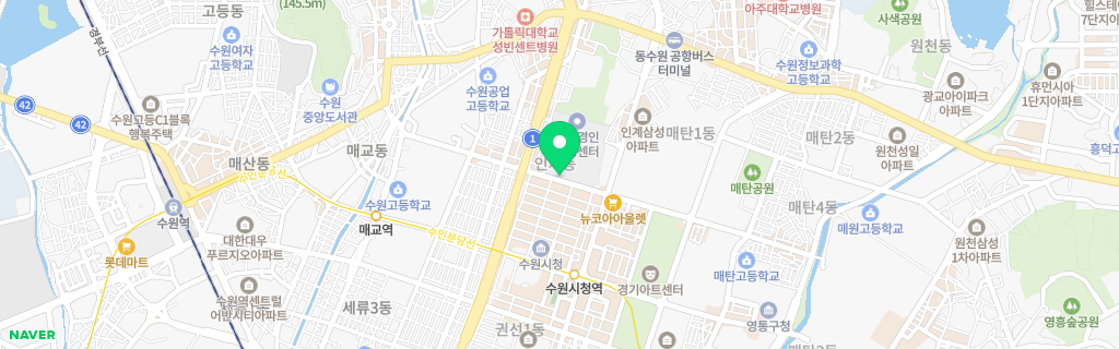 수원 인계 네이버 지도