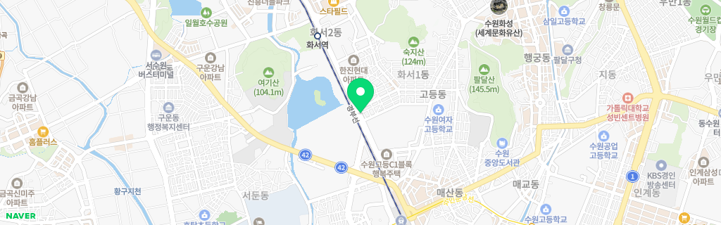 수원 화서 네이버 지도