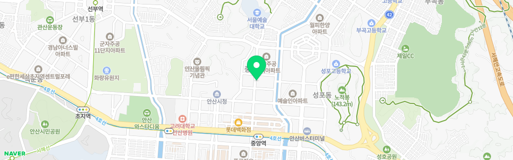 안산 중앙 네이버 지도