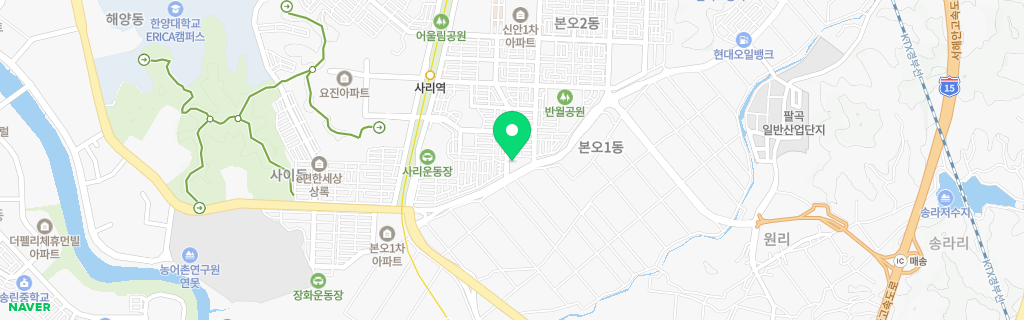 안산 본오 네이버 지도