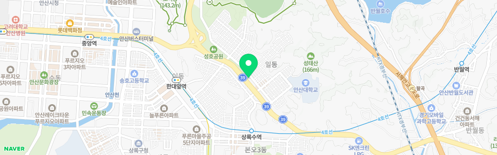안산 일동 네이버 지도