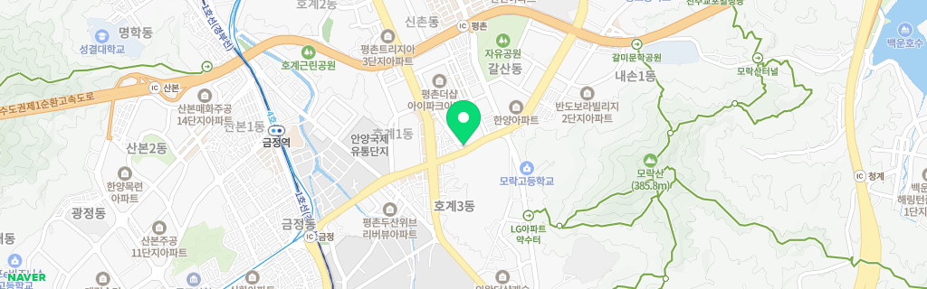 안양 호계 네이버 지도