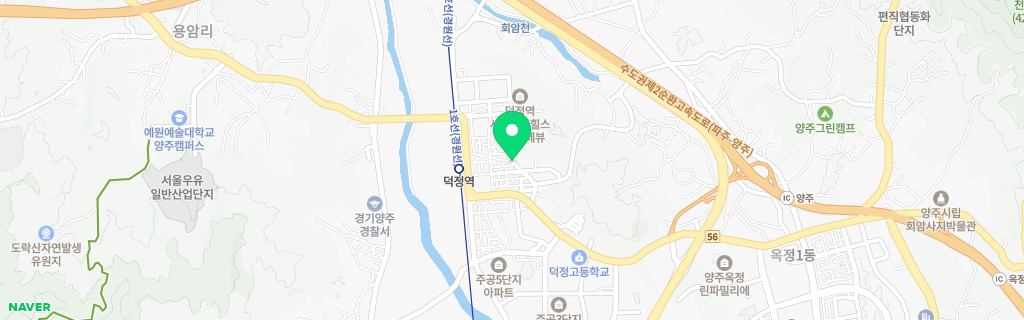 양주 회천 네이버 지도