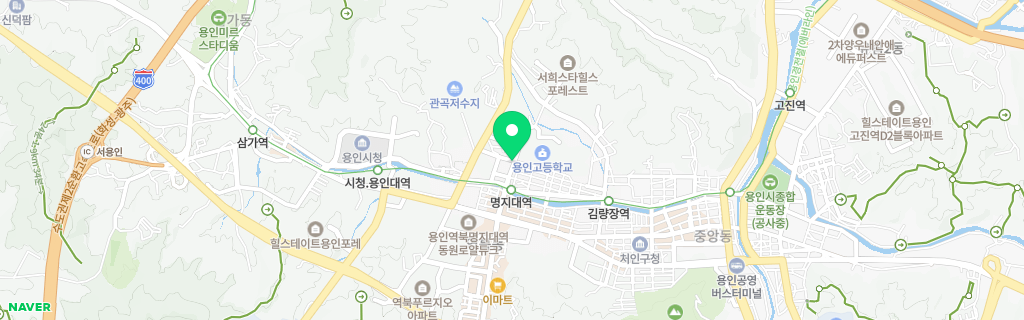 용인 역북 네이버 지도