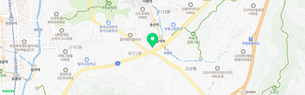 의정부 송산 네이버 지도
