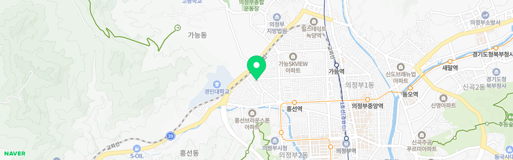 의정부 흥선 네이버 지도