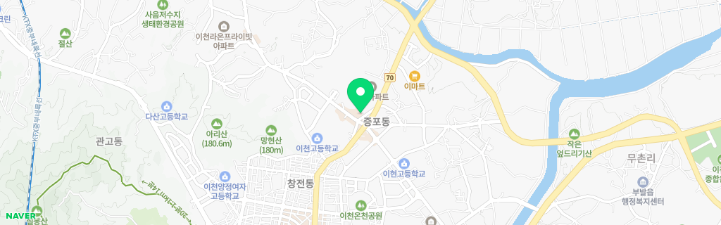 이천 증포 네이버 지도