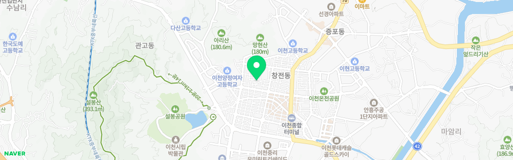 이천 창전 네이버 지도