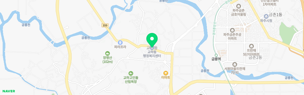 파주 교하 네이버 지도