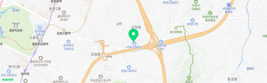 하남 감북 네이버 지도