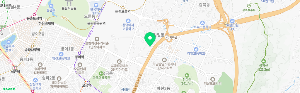 하남 감일 네이버 지도