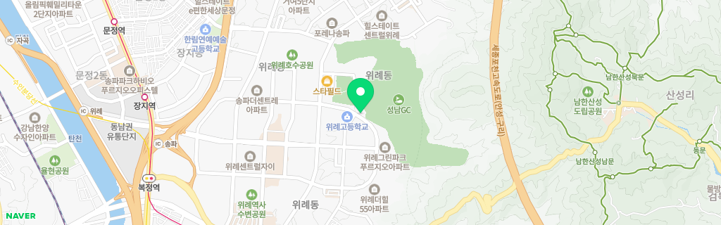 하남 위례 네이버 지도