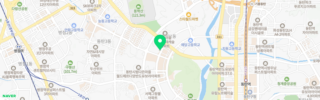 화성 동탄 네이버 지도