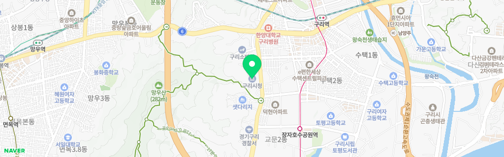 경기 구리시 네이버 지도