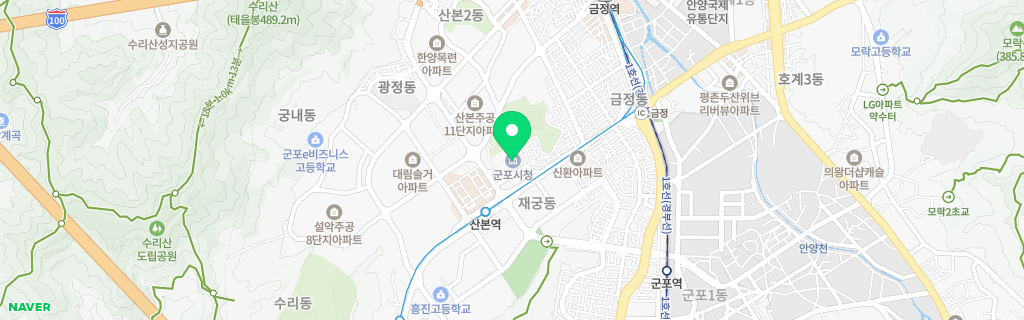 경기 군포시 네이버 지도