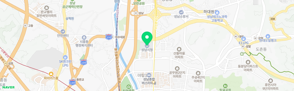 경기 성남시 네이버 지도