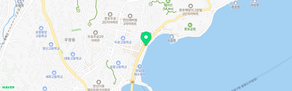 포항 두호 네이버 지도